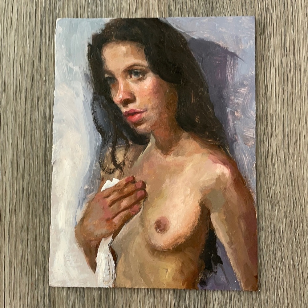 Oil painting-figure